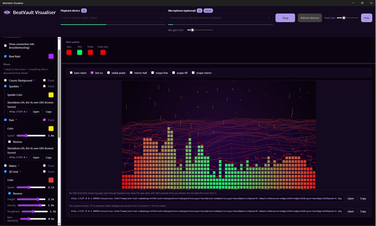 BeatVault Visualiser: Music Visualizer for PC, OBS and Live Streams