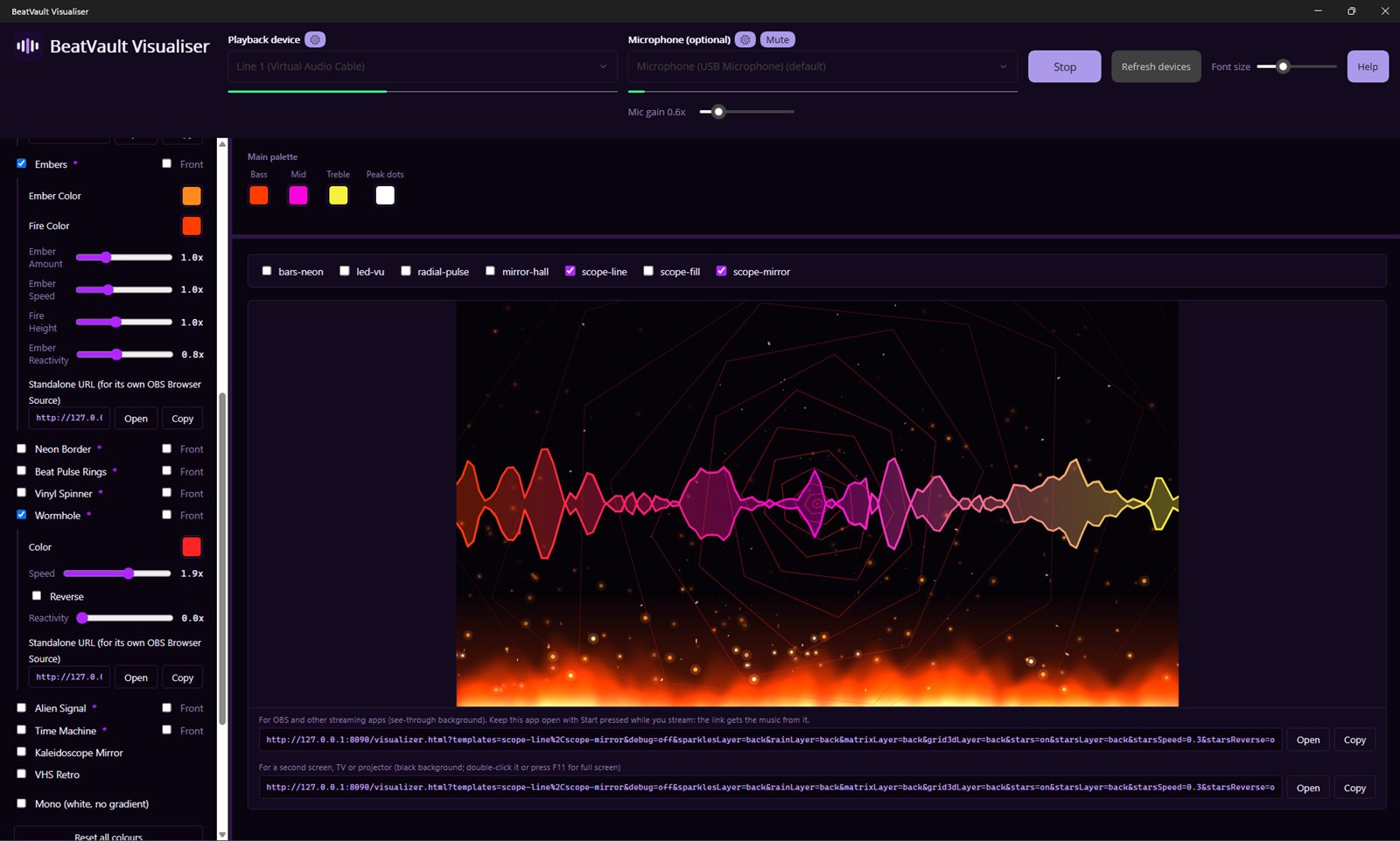 BeatVault Visualiser: Music Visualizer for PC, OBS and Live Streams